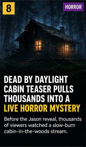 Dead by Daylight cabin teaser pulls thousands into a live horror mystery