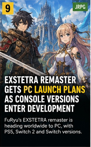 EXSTETRA remaster gets PC launch plans as console versions enter development