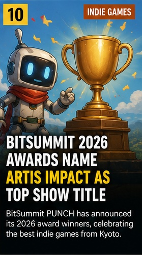 BitSummit 2026 awards name Artis Impact as top show title