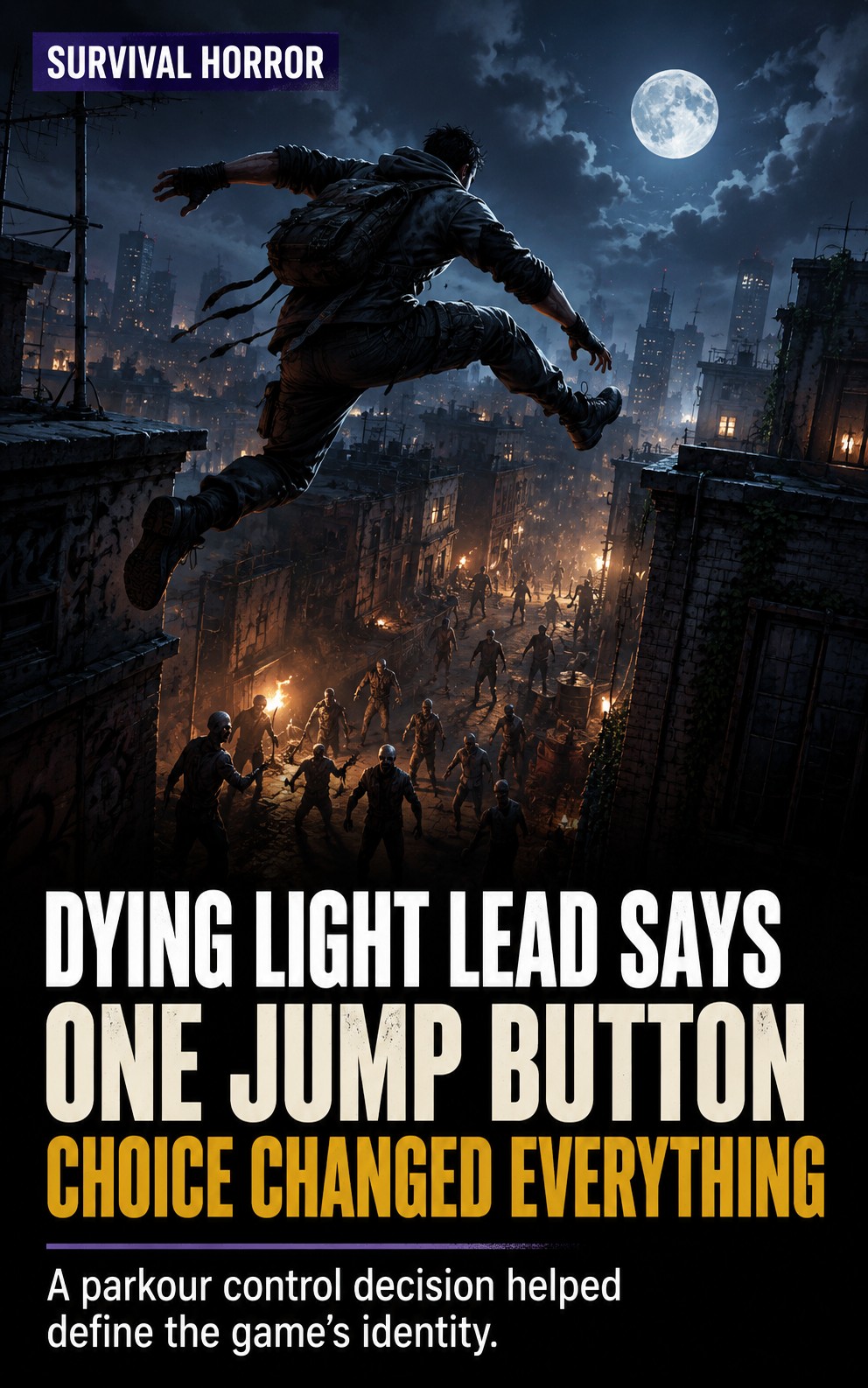 Former Dying Light lead says Techland’s jump button showed the studio was different