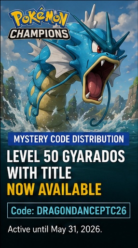 Pokémon Champions gets first title-included Gyarados distribution