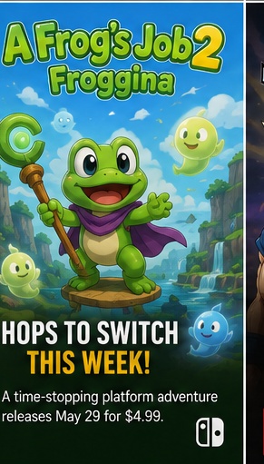 A Frog’s Job 2: Froggina hops to Switch this week