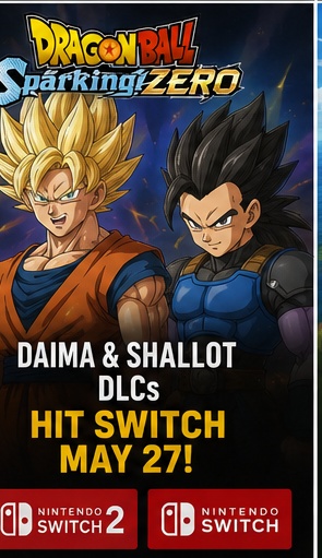 Dragon Ball: Sparking Zero DAIMA and Shallot DLCs hit Switch this week