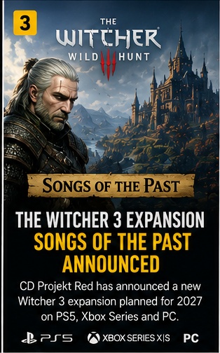 The Witcher 3 expansion Songs of the Past officially announced