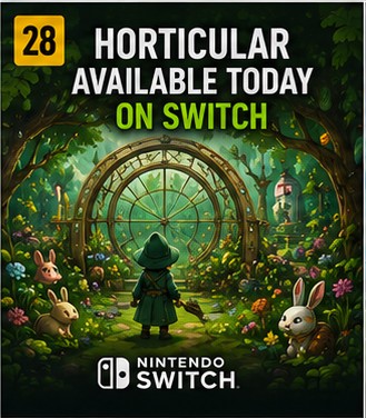 Horticular comes to Nintendo Switch today