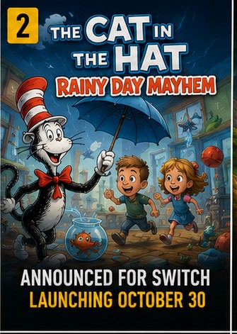 The Cat in the Hat: Rainy Day Mayhem announced for Switch
