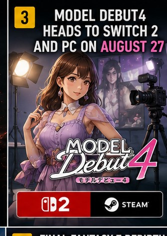 Model Debut4 heads to Switch 2 and PC on August 27