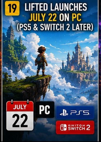LIFTED launches July 22 on PC before PS5 and Switch 2
