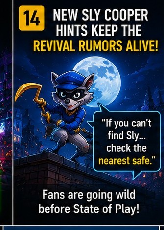 New Sly Cooper hints keep the revival rumor alive