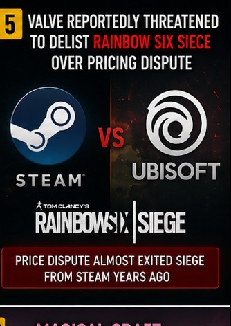 Valve reportedly threatened to delist Rainbow Six Siege over pricing dispute