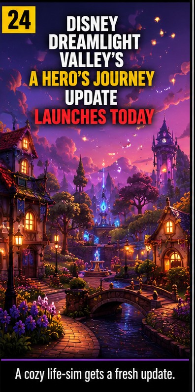 Disney Dreamlight Valley’s A Hero’s Journey update launches today