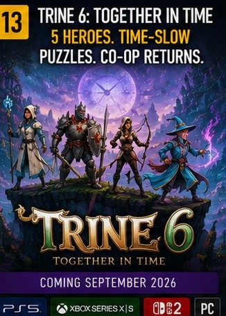 Trine 6: Together in Time brings five heroes and time-slow puzzles