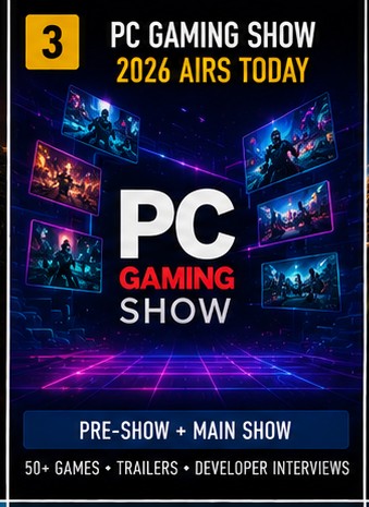 PC Gaming Show airs today with more than 50 PC games