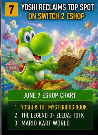 Yoshi reclaims the top spot on the Switch 2 eShop