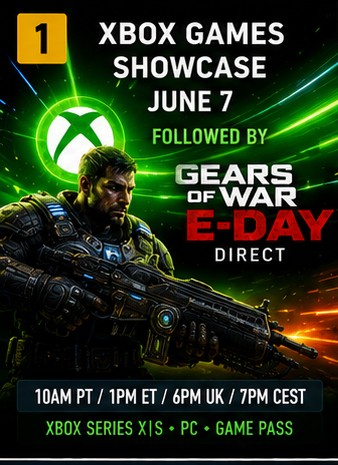 Xbox Games Showcase takes over June 7 with Gears of War: E-Day Direct