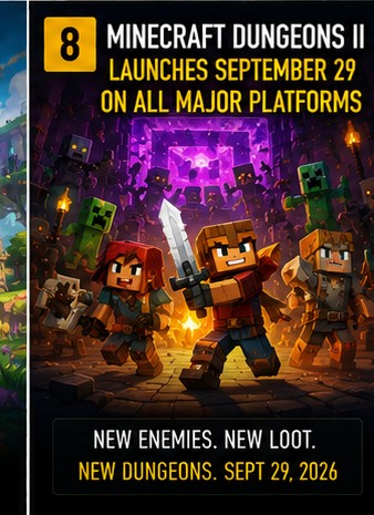 Minecraft Dungeons II launches September 29 on Xbox, PS5, Switch 2 and PC