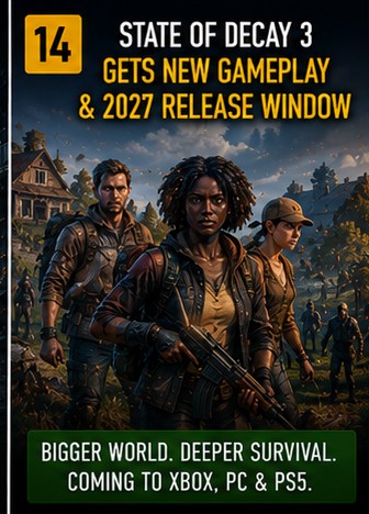 State of Decay 3 arrives in 2027 with fresh gameplay