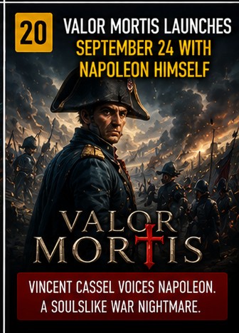 Valor Mortis launches September 24 with Napoleon voiced by Vincent Cassel