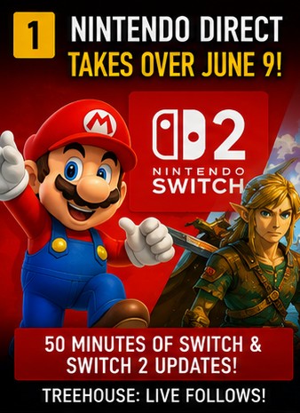 Nintendo Direct takes over June 9 with 50 minutes of Switch and Switch 2 updates