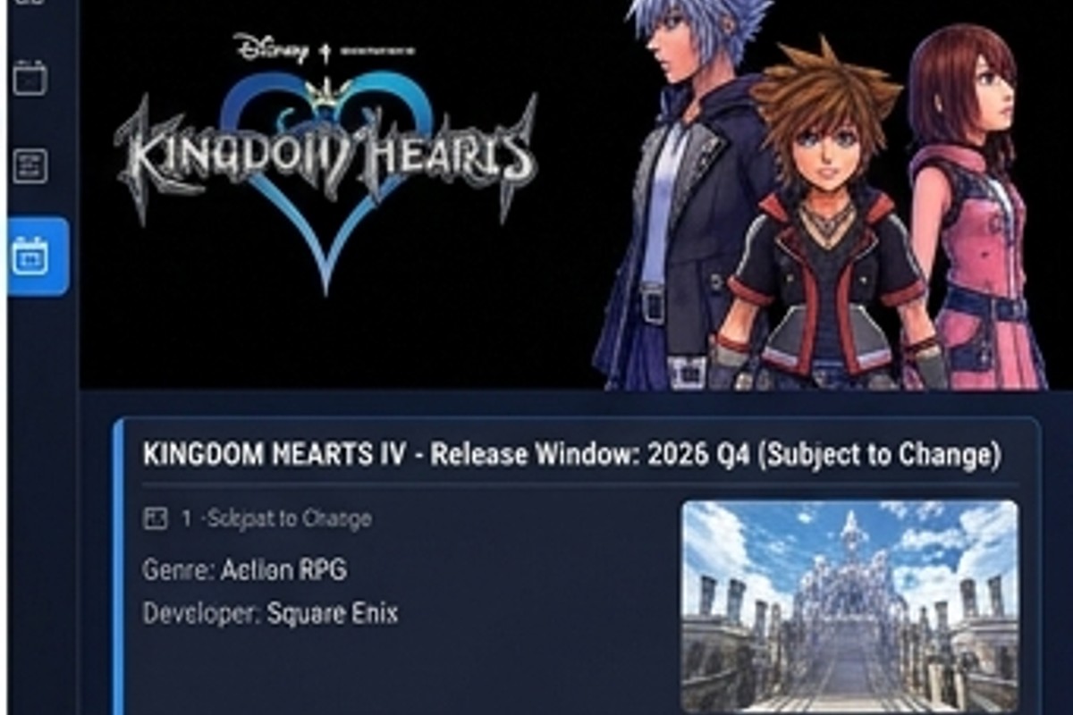 Kingdom Hearts 4 may be targeting 2027, according to store listings