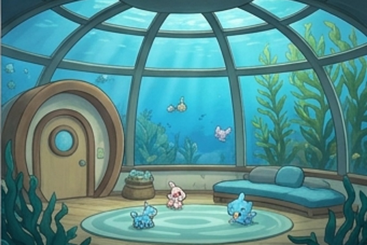 Pokémon Pokopia dives underwater with Bubbly Basin DLC in August