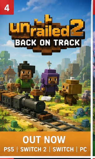Unrailed 2: Back on Track launches with fresh co-op train panic