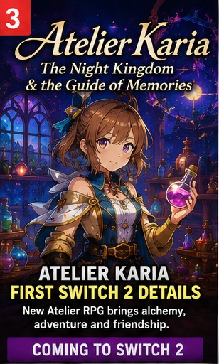 Atelier Karia gets first Switch 2 details after announcement