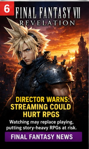 Final Fantasy 7 Revelation director warns streaming may hurt RPGs