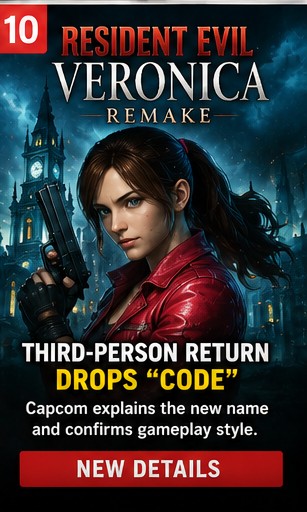 Resident Evil Veronica will be third-person and drops the Code