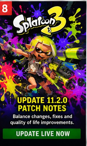 Splatoon 3 version 11.2.0 update gets patch notes