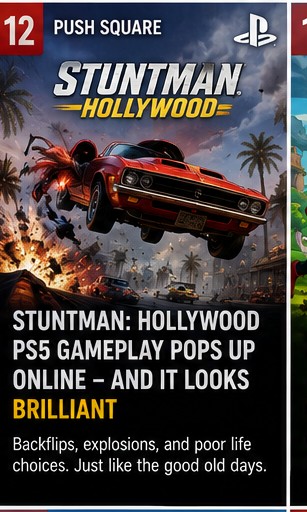 Stuntman: Hollywood PS5 gameplay is popping up online