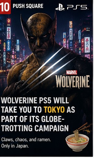 Wolverine PS5 will take you to Tokyo as part of its globe-trotting campaign