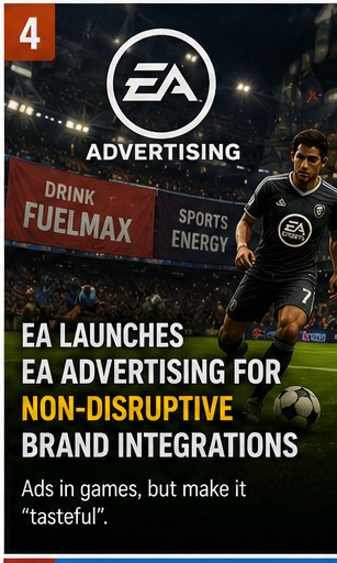 Electronic Arts launches EA Advertising for non-disruptive brand integrations