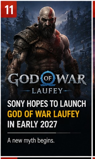 Sony hopes to launch God of War Laufey in the first half of 2027