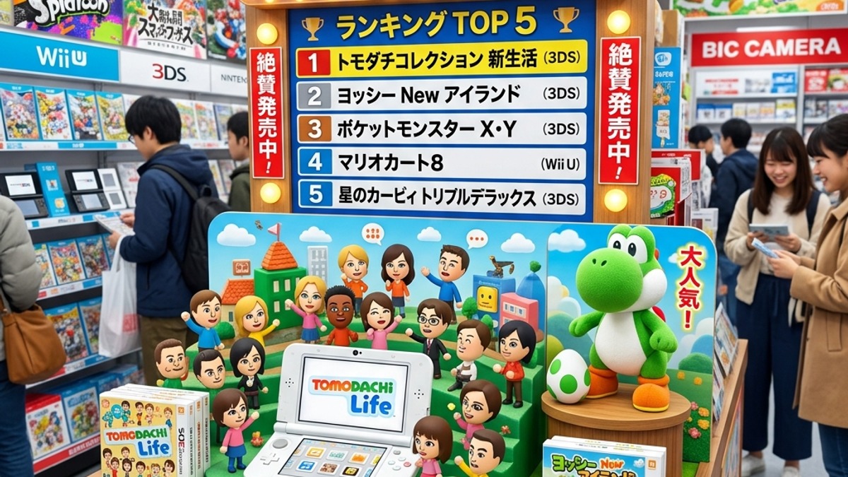 Japan’s best-selling games of May 2026 show Tomodachi Life still strong and Yoshi debuting