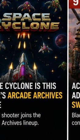 Space Cyclone is this week’s Arcade Archives game