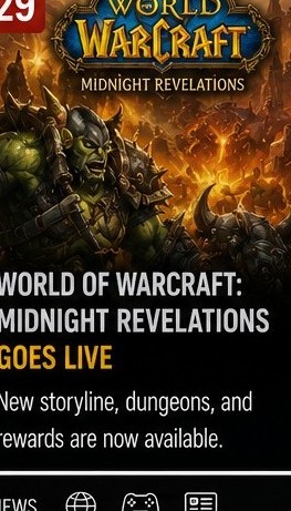 World of Warcraft Midnight Revelations content update goes live