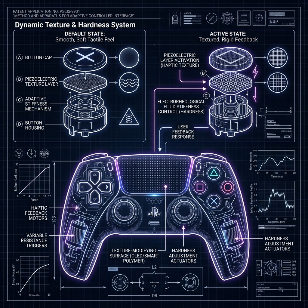 Sony patents PlayStation controller with buttons that can get harder or trap your fingers