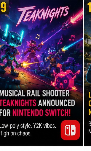 Teaknights announced for Nintendo Switch