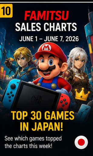 Famitsu software sales 6/1/26 – 6/7/26 Top 30