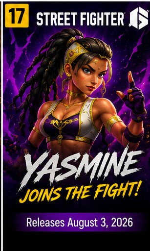 Street Fighter 6 DLC character Yasmine launches August 3