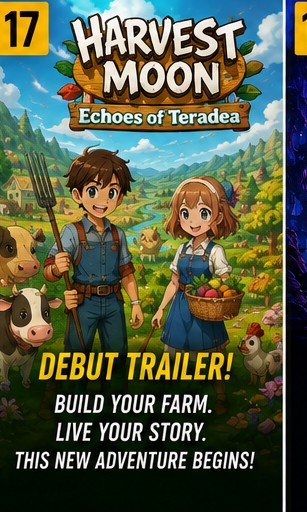 Harvest Moon: Echoes of Teradea debut trailer released