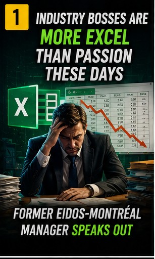 Former Eidos-Montréal manager says industry bosses are ‘much more Excel than passion-driven’ these days