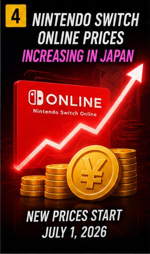 Nintendo Switch Online is getting a price increase in Japan