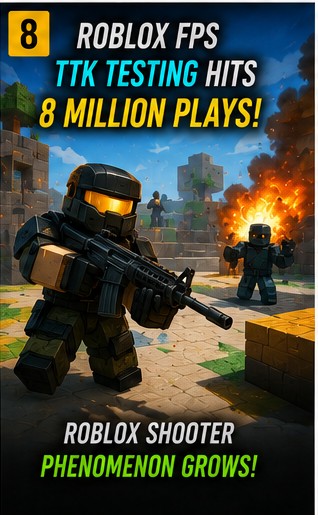 Roblox FPS TTK Testing hits 8 million plays