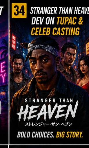 Stranger Than Heaven dev discusses celebrity casting, including Tupac