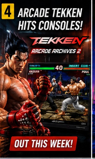 The original arcade version of Tekken is getting a console release this week