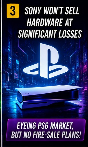 Sony says it doesn’t plan to sell hardware at significant losses while monitoring PS6 market conditions