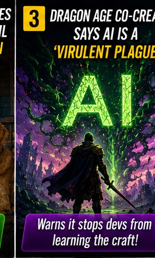 Dragon Age co-creator says AI is a ‘virulent plague’ that stops developers learning the craft