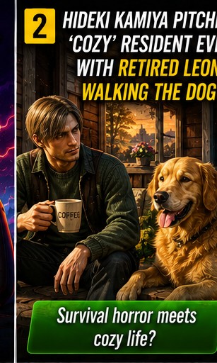 Hideki Kamiya describes his ‘cozy’ Resident Evil game with retired Leon walking the dog